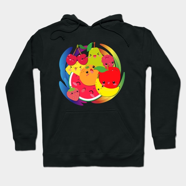 Kawaii Fruits Hoodie by Arie